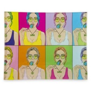 OOZE ROLLING TRAY - SHATTER RESISTANT GLASS - CANDY SHOP