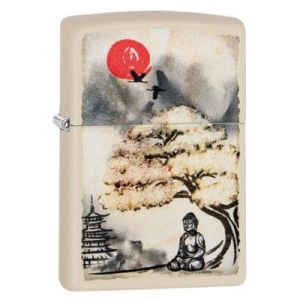 Zippo   Pagoda Bonsai Buddha Design
