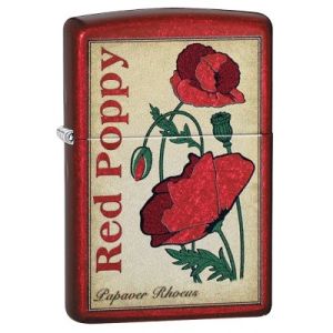 Zippo  Poppy Design