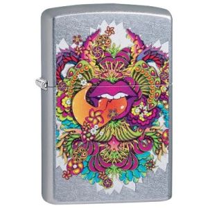 Zippo   Psychedelic Lip Design
