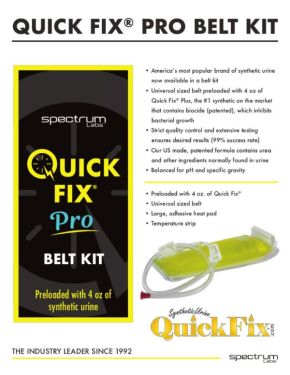 Spectrum Labs - Quick Fix Pro Belt Kit | synthetic Urine