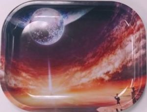 Infinity Scale Rolling Tray - Metal 