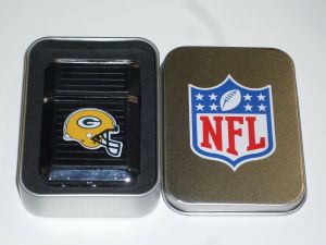 NFL Windproof Refillable Butane Lighter w/Gift Box