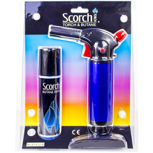 Scorch Torch Blue + 100ml Butane Torch Set