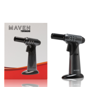 Maven Angled Single Jet Table Torch Lighter - Tornado