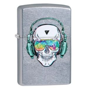 Zippo  Skull Headphone Design