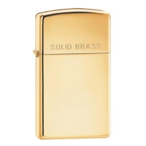 Zippo Slim® Solid Brass