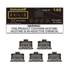 SnowWolf EXILIS XPod 1.8ohm Replacement Coils - 5PCS
