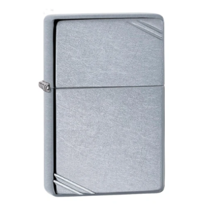 Zippo Street Chrome Vintage with Slashes