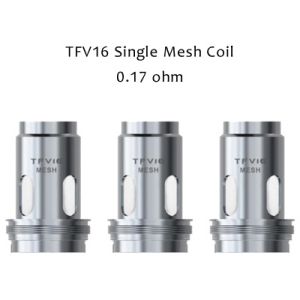 SMOK TFV16 Single Mesh 0.17 Coils - Pack of 3