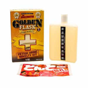 Golden Flask - Fetish Urine Novelty Kit 4 oz.
