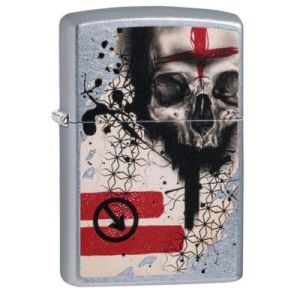 Zippo Trash Polka Tattoo Skull