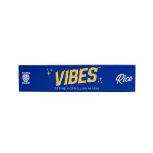 Vibes Fine Rolling Papers  Rice King Size - Single