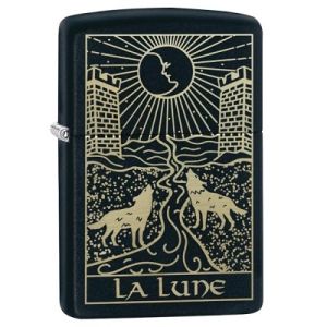 Zippo Wolf Tarot Card Design