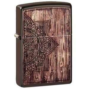 Zippo  Wood Mandala Design