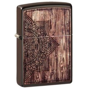 Zippo   Wood Mandala Design -1