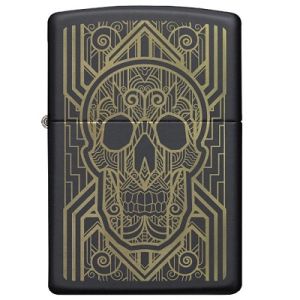 Zippo  Art Deco Skull