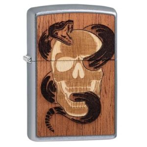 Zippo  WOODCHUCK USA Skull & Snake
