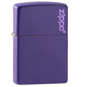 Zippo  Classic Purple Matte Zippo Logo