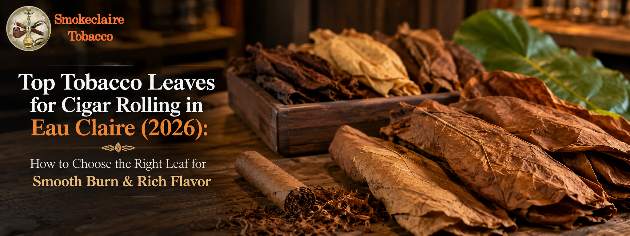 Best tobacco leaves for cigar rolling in Eau Claire