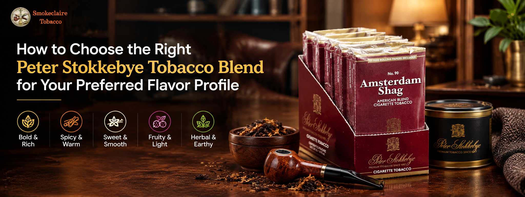 How to choose the right Peter Stokkebye tobacco blend for your preferred flavor profile